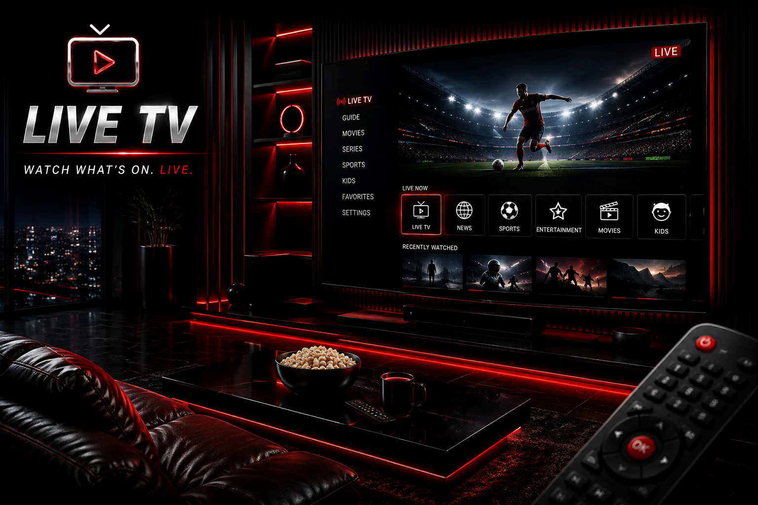 LIVE TV on CAM TV